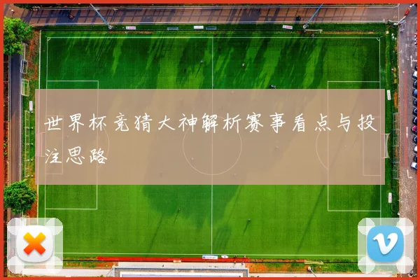 世界杯竞猜大神解析赛事看点与投注思路